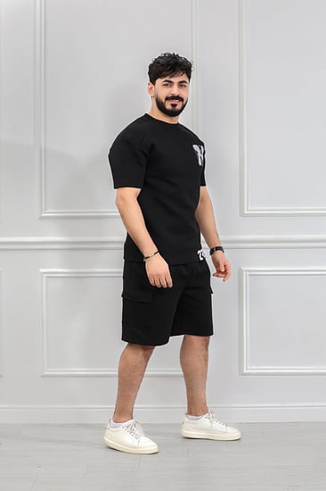 طقم رجالي اوفر سايز شورت