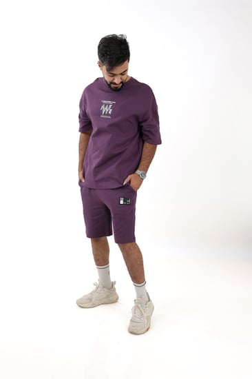 طقم رجالي شورت مع تيشرت