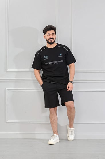 طقم رجالي اوفر سايز شورت