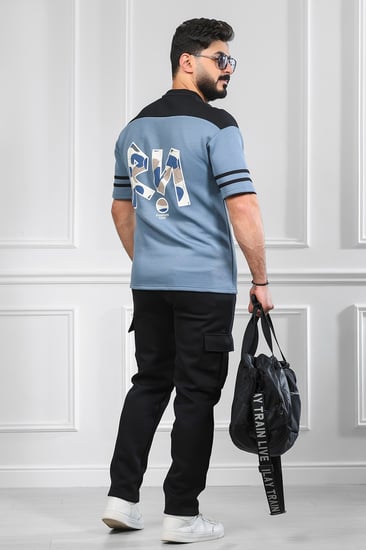 طقم رجالي اوفر سايز بنطال طويل