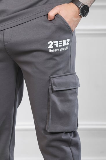 طقم رجالي اوفر سايز بنطال طويل