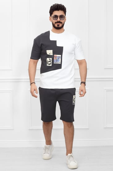 طقم رجالي اوفر سايز شورت