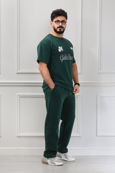 طقم رجالي اوفر سايز بنطال طويل