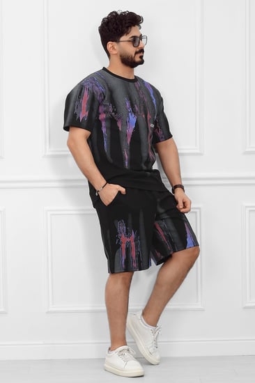 طقم رجالي اوفر سايز شورت