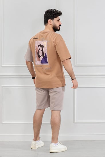 طقم رجالي اوفر سايز شورت