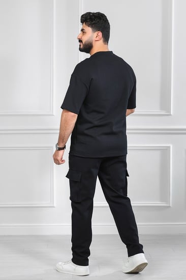 طقم رجالي اوفر سايز بنطال طويل