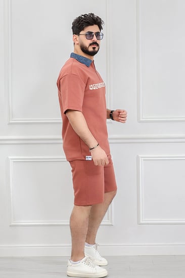 طقم رجالي اوفر سايز شورت