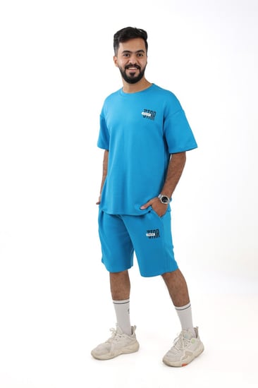 طقم رجالي شورت مع تيشرت