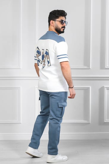 طقم رجالي اوفر سايز بنطال طويل