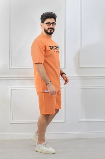 طقم رجالي اوفر سايز شورت