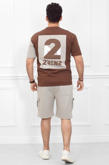 طقم رجالي اوفر سايز شورت