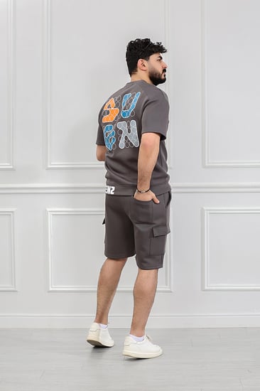 طقم رجالي اوفر سايز شورت