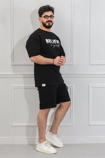 طقم رجالي اوفر سايز شورت