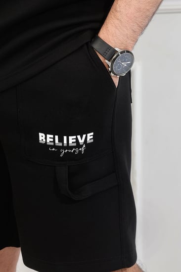 طقم رجالي اوفر سايز شورت