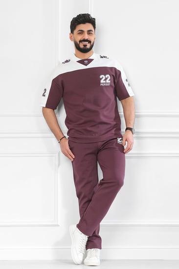 طقم رجالي اوفر سايز بنطال طويل