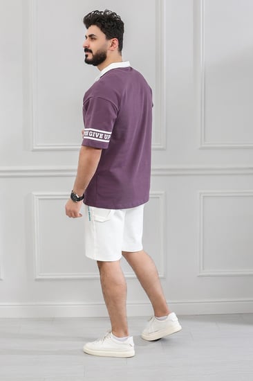 طقم رجالي اوفر سايز شورت