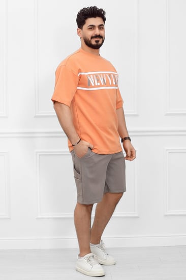 طقم رجالي اوفر سايز شورت