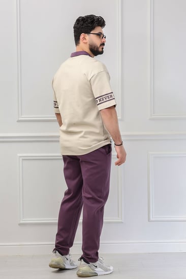 طقم رجالي اوفر سايز بنطال طويل