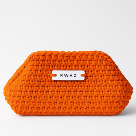 حقيبة يد بمقبض معدني لون واحد