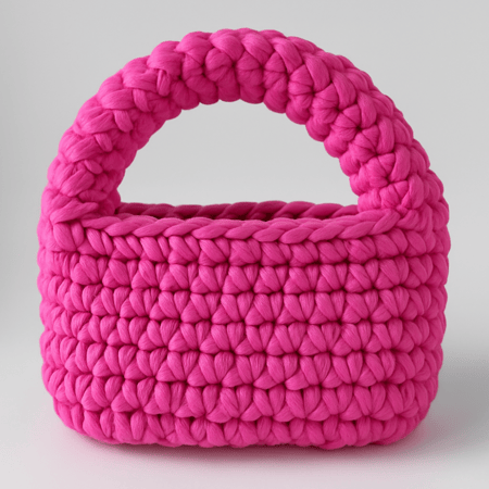 حقيبة يد مسكة واحدة لون واحد