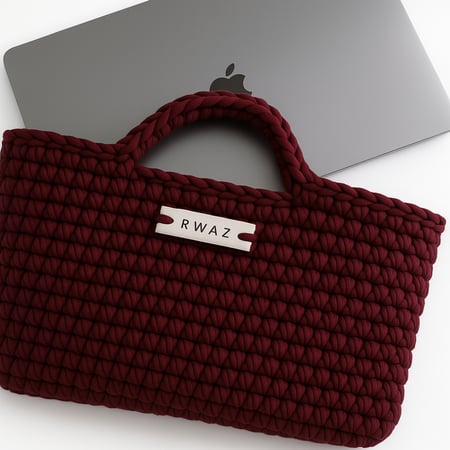 حقيبة لابتوب لون واحد