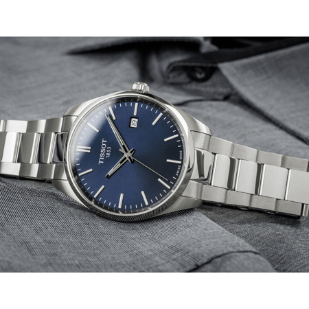 ساعة تيسو بي آر 100 كوارتز رجالية - T1504101104100