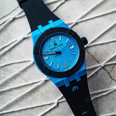 ساعة موريس لاكروا إيكون تايد كوارتز رجالية - Al2008-80080-300-0