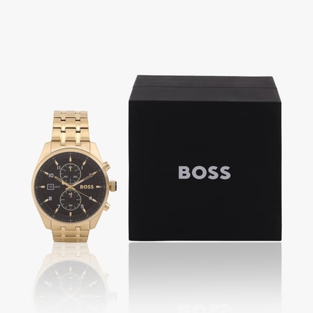 ساعة هوغو بوس سكاي ترافل كوارتز رجالية - 1514152