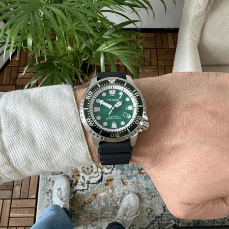 ساعة سيتيزن بروماستر دايفر ايكو درايف رجالية - BN0158-00X.A