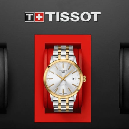 ساعة تيسو كلاسيك دريم سويسماتيك أوتوماتيكية رجالية - T1294072203101