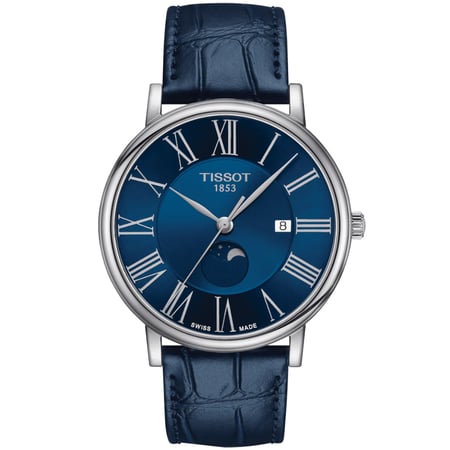 ساعة تيسو كارسون (أطوار القمر) كوارتز رجالية - T122.423.16.043.00