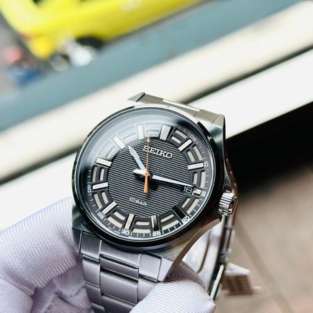 ساعة سيكو كريستال كوارتز رجالية - SUR507P1