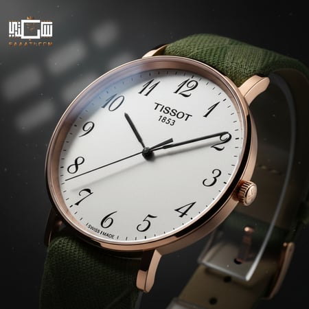 ساعة تيسو إفري تايم كوارتز رجالية – T1096103803200
