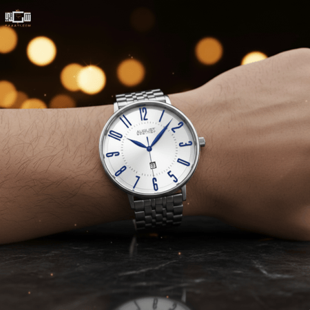 ساعة أوغست ستاينر كوارتز رجالية - AS8257SS