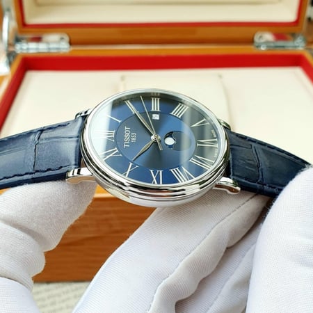 ساعة تيسو كارسون (أطوار القمر) كوارتز رجالية - T122.423.16.043.00