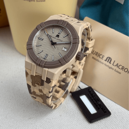 ساعة موريس لاكروا إيكون تايد كوارتز رجالية - AI2008-IJJIZ-000-0