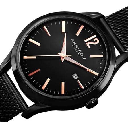 ساعة أكريبوس XXIV أومني كوارتز رجالية - AK920BK