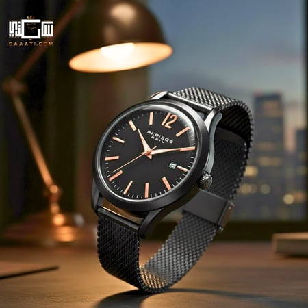 ساعة أكريبوس XXIV أومني كوارتز رجالية - AK920BK