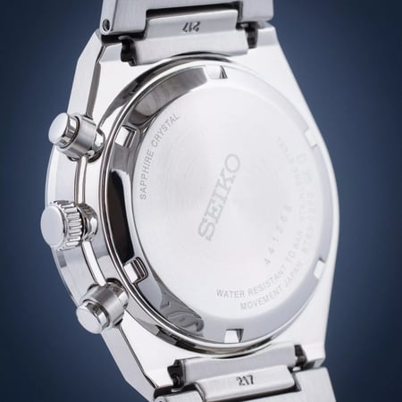 ساعة سيكو سبورت كرونوغراف كوارتز رجالية - SSB451P1