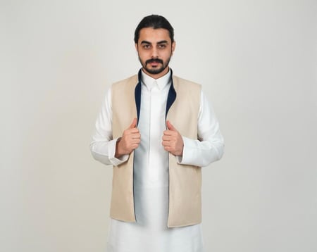 سديري جوخ دبل فيس كحلي وسكري