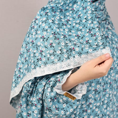 شرشف صلاة لف تركواز