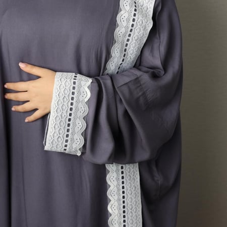 شرشف صلاة مرد بطقطق رمادي غامق