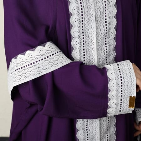 جلال صلاة مفتوح بنفسجي غامق