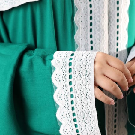 شرشف صلاة مفتوح اخضر