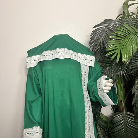 شرشف صلاة مرد قطن بطقطق اخضر