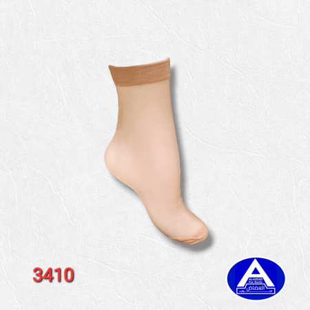 جوارب أسبانية نسائية قصيرة شفافة ( درزن )