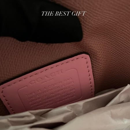 Coach Mollie Tote 25 pink