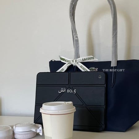 Lacoste totebag small - navy blue
