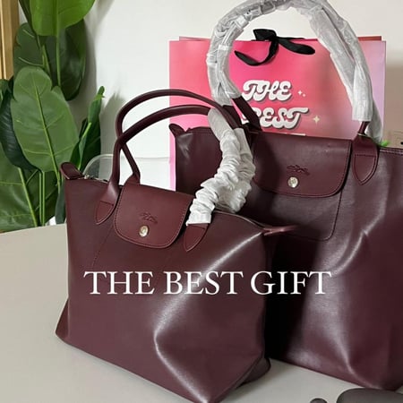 Longchamp Full leather - large