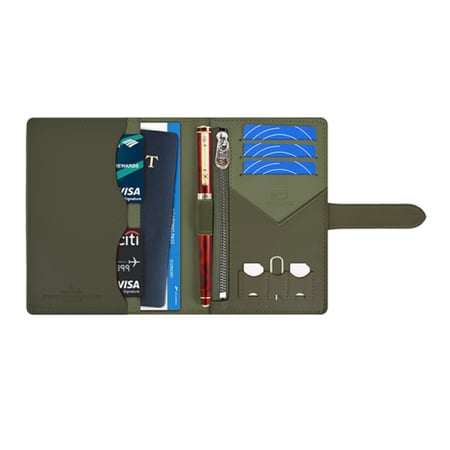 حامل جواز السفر WIWU جلد عالي الحودة